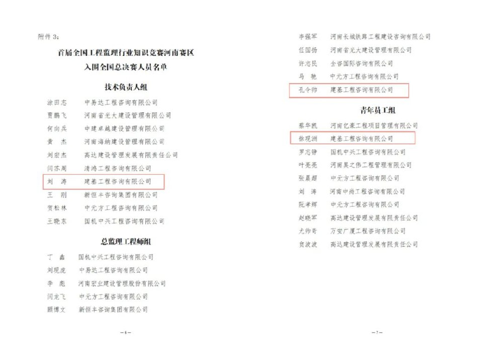 喜報 | 熱烈祝賀建基咨詢三位杰出同仁榮耀晉級首屆全國工程監理行業知識競賽總決賽！